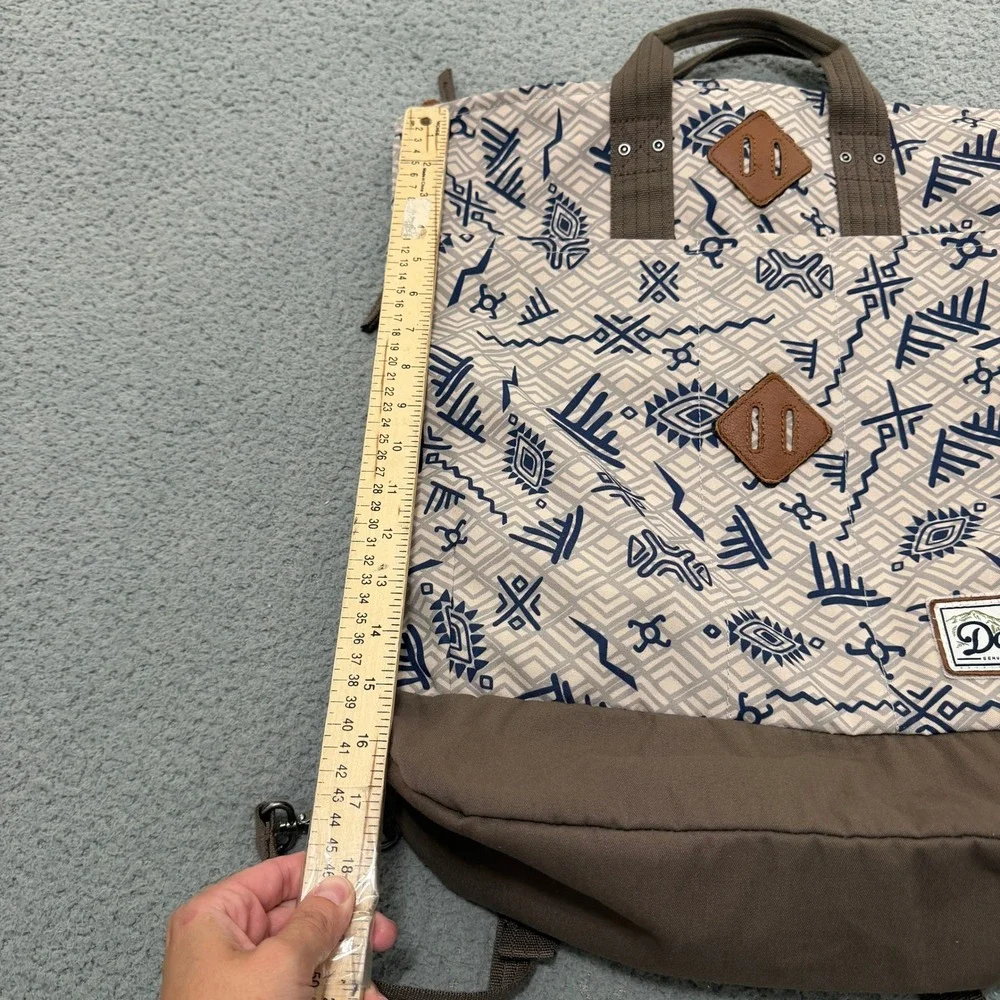 Dakine Traverse Tote 28L Backpack Tribal Geometric Print Brown Cream